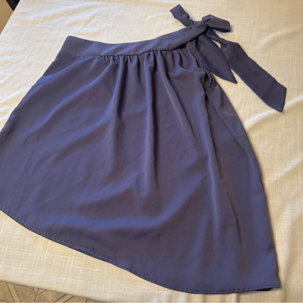 Elegant Purple One-shoulder Women's Top